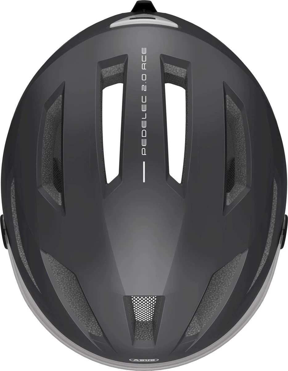 ABUS Pedelec 2.0 ACE Fietshelm – Titan – Maat L (56-62 Cm) NTA Gekeurd – Geschikt Voor High Speed E-bikes En Snorfietsen 6 ABUS Pedelec 2.0 ACE Fietshelm – Titan – Maat L (56-62 Cm) NTA Gekeurd – Geschikt Voor High Speed E-bikes En Snorfietsen - Afbeelding 6