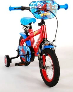 Volare Spider-Man Kinderfiets - Jongens - 12 Inch - Blauw/Rood -Fietsuitrustings Winkel 943x1200