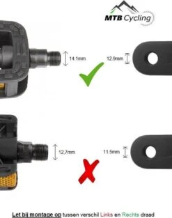 Fiets Pedalen - Anti Slip - Trappers Voor Fiets Met Reflector - 14.2mm Schroefdraad - 9/16 Inch -Zwart 12 Fiets Pedalen - Anti Slip - Trappers Voor Fiets Met Reflector - 14.2mm Schroefdraad - 9/16 Inch -Zwart -Fietsuitrustings Winkel 946x1200 3