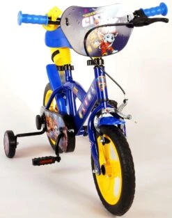 Nickelodeon Paw Patrol Kinderfiets - Jongens - 12 Inch - Blauw/Geel - Doortrapper -Fietsuitrustings Winkel 947x1200