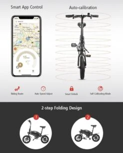 Matrix E Bike - Kugoo B2 Pro - Elektrische Opvouwbare Fiets/step 14 Inch 400W - Met Trappers - Snelheid Max. 45 Km/u -Fietsuitrustings Winkel 967x1200