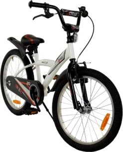 2Cycle Biker Kinderfiets - 20 Inch - Wit - Jongensfiets -Fietsuitrustings Winkel 968x1200