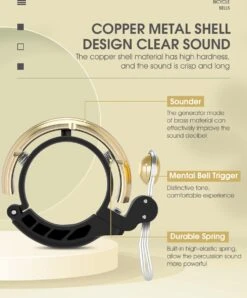 Fietsbel Goud Voor Racefiets Fiets Scooter En Motor - Mountainbike Accesoires En Wielrennen - Wielersport En Motorsport -Fietsuitrustings Winkel 993x1200 4