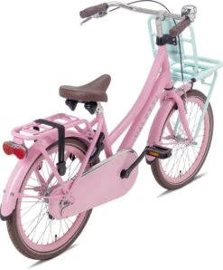 Valetta Cargo - Transportfiets - Meisjesfiets - 20 Inch - Mint Roze -Fietsuitrustings Winkel 994x1200